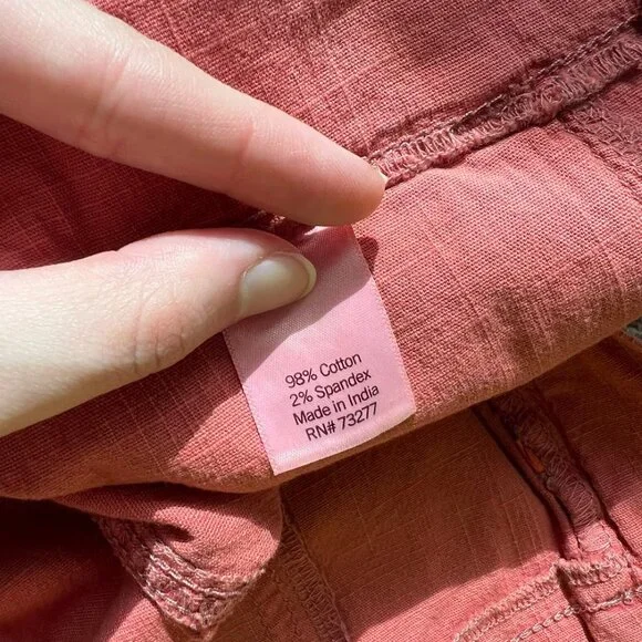 Sonoma Goods For Life Midrise Utility Jogger Pants Brianna Blush Size 12 - Picture 5 of 9